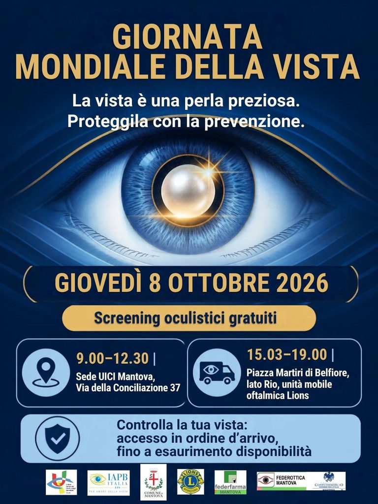 LOCANDINA
GIORNATA MONDIALE DELLA VISTA
GIOVEDÌ 8 OTTOBRE 2026